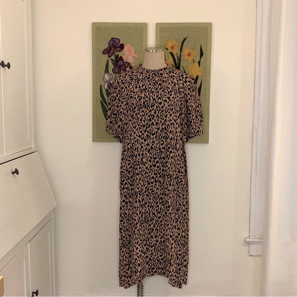 Anthropologie Cheetah/Leopard Dress, M/10